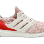 Adidas Ultraboost W Running Shoes Women’s 7.5 Cream Red Knit No Laces DB3209 Photo 0