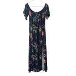 Lovestitch Dress Womens Size M Short Sleeve Crewneck Long Maxi Off The Shoulder Photo 1