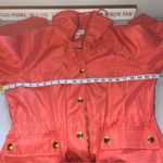 JM Collection  windbreaker size small jacket Coral/Peach Rain Water Resistant Photo 7