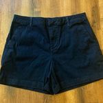 Banana Republic 12 Black Bermuda Shorts Tailored Casual Style Pockets Preppy Photo 0