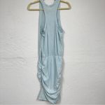 Sundry  Light Blue Mini Dress Women’s M Ruched Sleeveless Athletic Hiking Outdoor Photo 7