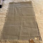 Tribe Alive BE KIND Striped Gray Scarf 100% cotton length 76” wide 21” brand new Photo 8