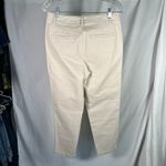 Banana Republic Slim-Fit Authentic Chino Pants Women's 4 Beige Stretch Cotton Photo 8