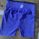 Peloton ‎ Women's Purple High Waist Bike Shorts Stretch Workout Photo 0