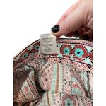 Westport  Tribal Print Cropped Pull-On Pants White Size 2X Coastal Boho Beach Photo 3