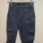 Spanx Stretch Twill Ankle Cargo Pocket Pants Dark Gray Grey Size Small Petite Photo 5