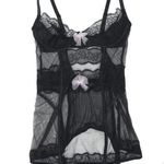 Victoria's Secret Y2K LADIES VICTORIA SECRET BLACK MESH CORSET Photo 0