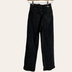 Boyish  Mikey Black Beauty High Rise Wide Leg Ankle Jeans Size 24 Photo 8