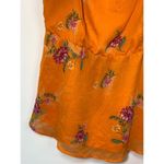Torrid  Women's Babydoll Chiffon Cami Floral Tank Top Orange Size 1X Photo 1
