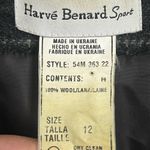 Harvé Benard Harve Benard Sport Women's Wool‎ Blazer Size 12 Ukraine Black Gray Photo 1