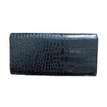 Bonita Bag New York Black Clutch Faux Reptile Skin Red Photo 1