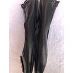 Tory Burch Minnie Travel Ballet Flats Black Leather Size 6 M Gold Style 50393 Photo 6