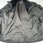 The Montana Clothing asymmetrical Zip jacket, Boiled Wool, XL Black Grey Gray Photo 5