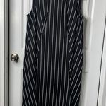 Balenciaga Striped black avant garde quiet luxury shift Dress minimalist size 42 Photo 0