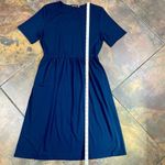Merokeety  Navy Short Sleeve Mini Dress Large Photo 4