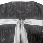 My Michelle Y2K  Strapless Dress
Size 3/4 – Pinstripe Floral with Bow Photo 5