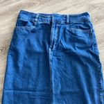 White Stag Vintage Y2K long denim maxi skirt with slit hem 12 large Photo 1