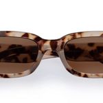 AIRE CERES Rectangular Unisex Sunglasses Cookie Tort Photo 1