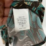 Laundry by Shelli Segal Size 2 Green and Brown Long Sleeve Dress Photo 6