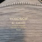 Toad & Co . Striped Gray and White Swiftly Long SleeveTunic Top Photo 5