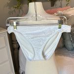 White Bikini Bottoms Mossimo Swimsuit New Womens Large Crochet Lace Size undefined Photo 13
