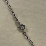 NWOT Nadri Shaky Love Station Necklace, Rhodium Plated, 16" + 2” Extender Silver Photo 4