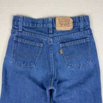 Levi's Vintage 505 Orange Tab Student Womens 26 Blue Mid 80s Straight Leg Jeans Photo 4
