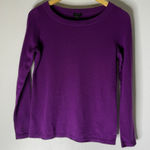 Talbots  Long Sleeve Purple Cashmere Sweater XS Photo 0