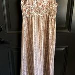 Indulge new  instyle maxi gress floral stripes boho size large Photo 1