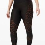 Lululemon  Mapped Out High Rise
Tight 28" *Camo
Black / Brick Size 6 EUC Photo 0