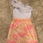 Lilly Pulitzer  Neon Pink One Shoulder Sz M Dress Photo 4