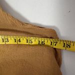 AxKan Taller Top Womens Artisan Hand Dyed Cotton Halter Pockets Natural Size S/M Orange Photo 5