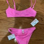 Solid & Striped Pink  Elsa Bikini Set Photo 2