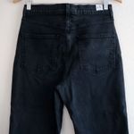 Frank & Eileen Monaghan Mom Jeans Fly Button High Rise Faded Black Size 30 ankle Photo 6