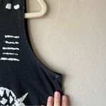 Cotton Fields Mac Black Fish Stencil Print Maxi‎ Sleeveless Dress lagenlook Art Size L Photo 3