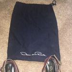 Oscar de la Renta  wine colored shoes with dust bag worn once Host Pick!! Photo 3