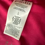 Athleta Elation Shine Tight Leggings Bright Pink Metallic Barbie Cosplay Size L Photo 3