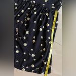 AUW Halter Top Dress Womens Large Black Floral Design Straps Pullover Summer Photo 8