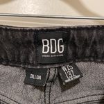 BDG  URBAN OUTFITTERS BLACK STRAIGHT JEANS - SIZE 25 Dillon Button Fly Photo 2