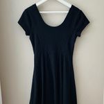 Anthropologie Maeve by Anthro. Short Sleeve Fit and Flare Dress Black Sz Small Photo 5