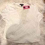 Material Girl Macy’s  Active Mesh V-Neck Tee Photo 0