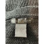 Preswick & Moore Black 3/4 Sleeve Stretchy V-neck 1 Button Cardigan Sweater 3x Photo 6