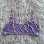 Free People  Pointelle Bralette Purple Size Large Photo 4