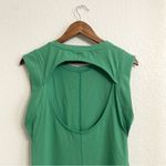 Free People FP Beach  Womens Dress Green Maxi Cut Out Back Cotton Size Small Photo 3