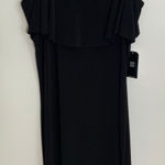 Clara Sun Woo Cold‎ Shoulder dress NWT size large Black Photo 0