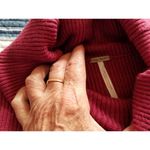 Free People Womens Oversized Boxy Funnel Cowl Neck Tunic Sweater Berry Crush = S Photo 7