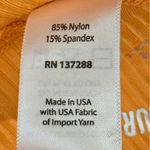 Years Of Ours Ribbed Matching Set Biker Shorts Racerback Sports Bra Orange Small Photo 14