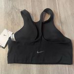 Nike  Yoga Dri-fit Alate Curve Ribbed Bra In Black ~ Size Medium Photo 4