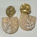 Clay earrings Gold Size OS Photo 0