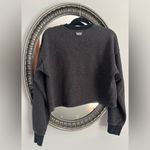 Adidas Crop Sweater‎ Gray Size M Photo 1
